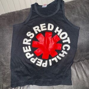 Red Hot Chili Peppers Black Tank Top